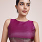 Monjolika Fashion Glamour And Tradition With This Zari Woven Wine Color Banarasi Satin Silk Saree | Swadesiicart