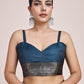 Monjolika Fashion Glamour And Tradition With This Zari Woven Dark Teal Color Banarasi Satin Silk Saree | Swadesiicart
