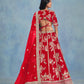 Anaita Red Embroidered Heavy Art Silk Designer Lehenga With Blouse