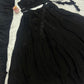 Lorenvalley Fashion Black Fendy Satin crush with Plain Lehenga Choli with Dupatta - Swadesiicart
