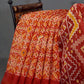 Red Colored Patola Print Semi Chanderi Saree By Gayathri Reddy Designer Studio | Swadesiicart