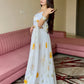 Lorenvalley Fashion White Organza with Hand-painted Floral Design Lehenga Choli with Dupatta - Swadesiicart