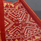 Red Colored Patola Print Semi Chanderi Saree By Gayathri Reddy Designer Studio | Swadesiicart