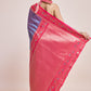 Monjolika Fashion Violet Banarasi Silk In Satin Is Classy Embellished With Golden Zari Work Saree | Swadesiicart