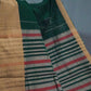 Kalanetha Bottle Green Pure Narayanpet Cotton Saree By Gayathri Reddy Designer Studio | Swadesiicart