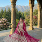 Anaita D Pink Net Lehenga Choli With Embroidery & Dori Sequence Work