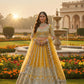 Anaita Yellow Net Lehenga Choli With Embroidery & Dori Sequence Work