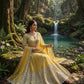 Anaita Yellow Net Lehenga Choli With Embroidery & Dori Sequence Work