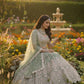 Anaita Green Net Lehenga Choli With Embroidery & Dori Sequence Work