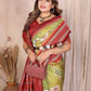Aastha Fashion Pista Soft Silk Weaving Saree