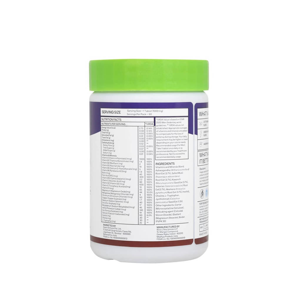 OZiva Daily Men’s Multi Tablets | Swadesiicart