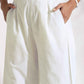 trueBrowns White Cotton Check Shirt Co-ord Set - Swadesiicart