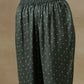 trueBrowns Dark Green Bandhani Printed Silk Angrakha Kurta Pant Set | Swadesiicart