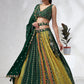 House of Panchhi Navy Blue Pure Georgette Sequins And Thread Embroidery Lehenga Choli & Dupatta | Swadesiicart