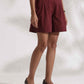 trueBrowns Brown Cotton Print Jacket Top & Short Co-ord Set - Swadesiicart