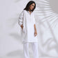 trueBrowns White Unisex Freesize Kurta | Swadesiicart