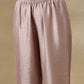 trueBrowns Maroon Textured Silk Sleeveless Kurta Pant Set | Swadesiicart