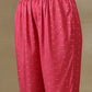 trueBrowns Pink Bandhani Printed Silk Gathered Sleeve Co-Ord Set - Swadesiicart