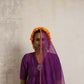 trueBrowns Purple Silk Anarkali Kurta Pant Dupatta Set | Swadesiicart