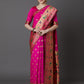 Mitera Pink Silk Blend Woven Design Banarasi Saree | Swadesiicart