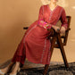 HOUSE OF KARI Floral Embroidered Regular Chikankari Kurta with Trousers | Swadesiicart