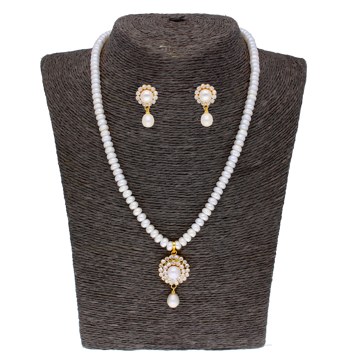 J Pearls Royal Pearl Set - Swadesiicart