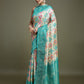 Monjolika Fashion Glamour And Tradition With This Zari Woven Turquoise And Cream Banarasi Silk Saree | Swadesiicart