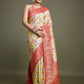 Monjolika Fashion Glamour And Tradition With This Zari Woven Red And Cream Banarasi Silk Saree | Swadesiicart