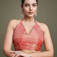 Monjolika Fashion Glamour And Tradition With This Zari Woven Red And Cream Banarasi Silk Saree | Swadesiicart