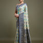 Monjolika Fashion Glamour And Tradition With This Zari Woven Navy Blue And Cream Banarasi Silk Saree | Swadesiicart