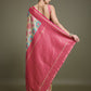 Monjolika Fashion Elegant Pink And Cream Banarasi Silk SareeWith Intricate Zari Work | Swadesiicart