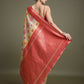 Monjolika Fashion Elegant Red And Cream Banarasi Silk SareeWith Intricate Zari Work | Swadesiicart
