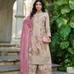 Anaita Cream Shimmer Stitched Plazzo Suit With Codding Dori & Sequence Work
