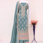 Anaita Sea Green Embroidered Silk Salwar Suit