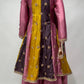Lorenvalley Multicolor Chinon Embroidery With Sequince Work Salwar Kameez Stitched | Swadesiicart