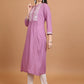 Vishudh Floral Embroidered Straight Kurta - Swadesiicart