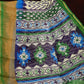 Half-White Colour With Wave Design Semi Chanderi Saree By Gayathri Reddy Designer Studio | Swadesiicart