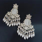 Tehzeeb Creations Gold-Polished Earrings For Women And Girls Diamond, Pearl Brass Drops & Danglers | Swadesiicart