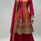 Lorenvalley Multicolor Chinon Embroidery With Sequince Work Salwar Kameez Stitched | Swadesiicart