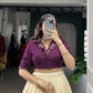Lorenvalley Fashion Offwhite Poly Cotton Printed With Zari Weaving Lehenga Choli - Swadesiicart