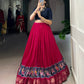 Lorenvalley Fashion Pink Poly Cotton Printed With Zari Weaving Lehenga Choli - Swadesiicart