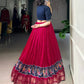 Lorenvalley Fashion Pink Poly Cotton Printed With Zari Weaving Lehenga Choli - Swadesiicart