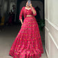 Lorenvalley Pink Tussar Silk Floral Print With Gota Patti Touch Up ethnic Co-ord Set - Swadesiicart