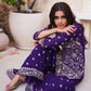 Lorenvalley Purple Georgette Embroidery With Sequince Work Salwar Kameez Stitched | Swadesiicart