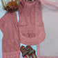 Anaita Pink Crepe Readymade Suit with Embroidery & Sequence Work