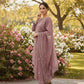 Anaita Pink Crepe Readymade Suit with Embroidery & Sequence Work