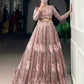 Lorenvalley Fashion Onionpink Fendy Silk Sequins and Thread Embroidery Work Lehenga Choli - Swadesiicart