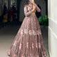 Lorenvalley Fashion Onionpink Fendy Silk Sequins and Thread Embroidery Work Lehenga Choli - Swadesiicart
