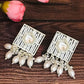 Tehzeeb Creations New Stylish Earrings For Women & Girls Pearl Alloy Hoop Earring, Stud Earring | Swadesiicart