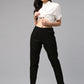 Jaipur Kurti Women Black Trousers | Swadesiicart